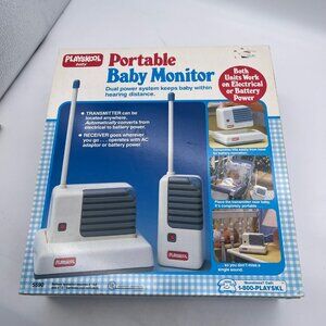 VTG RARE 1990 Playskool Portable Deluxe Baby Monitor Toy Story Tested